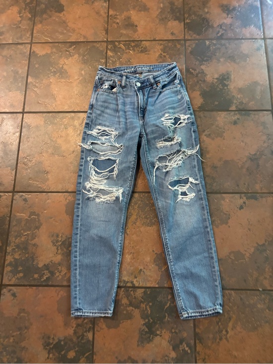 American Eagle Outfitters Denim - 🌹American Eagle Outfitters Light Blue Women's Slim Straight Ripped Jeans